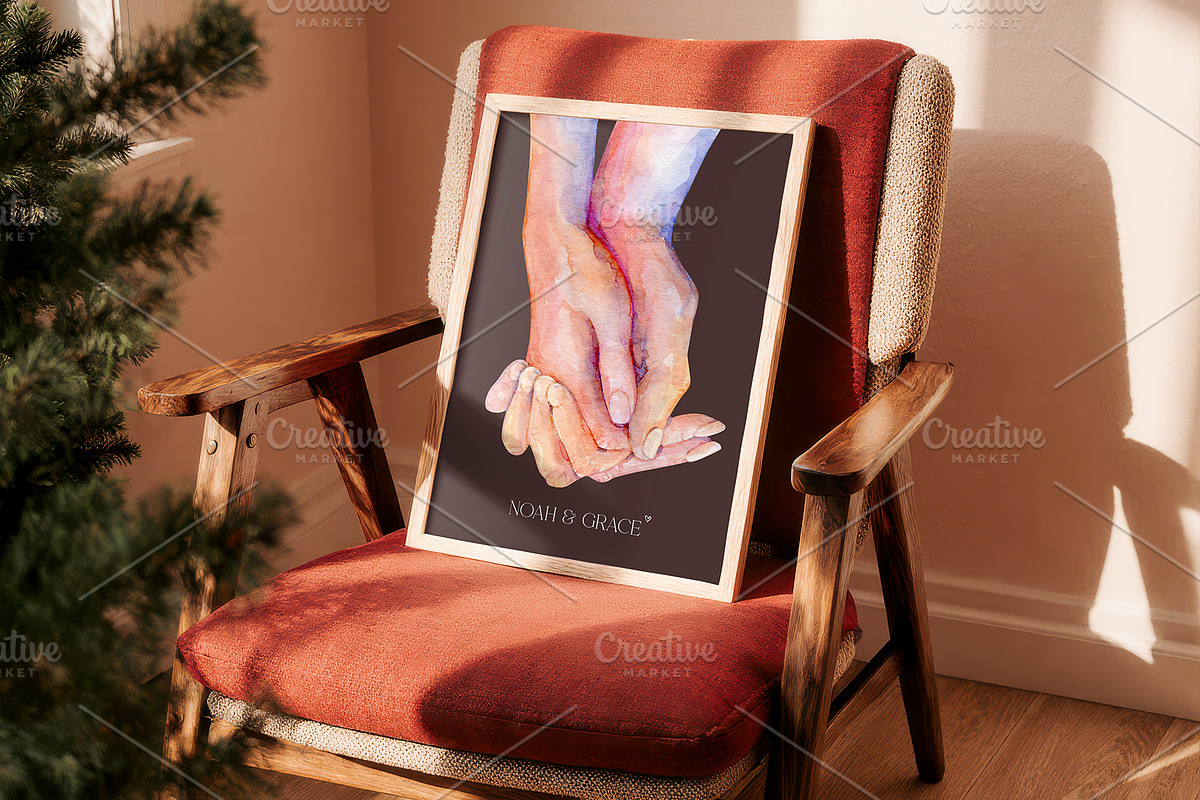 Hand in Hand Color & Grayscale PNG, a Person Illustration by EkaterinaViArt (Photo 2 of 6)