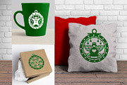Christmas Bulbs Cutting File SVG, an Illustration by defarmerdesign (Thumbnail 5 of 5)