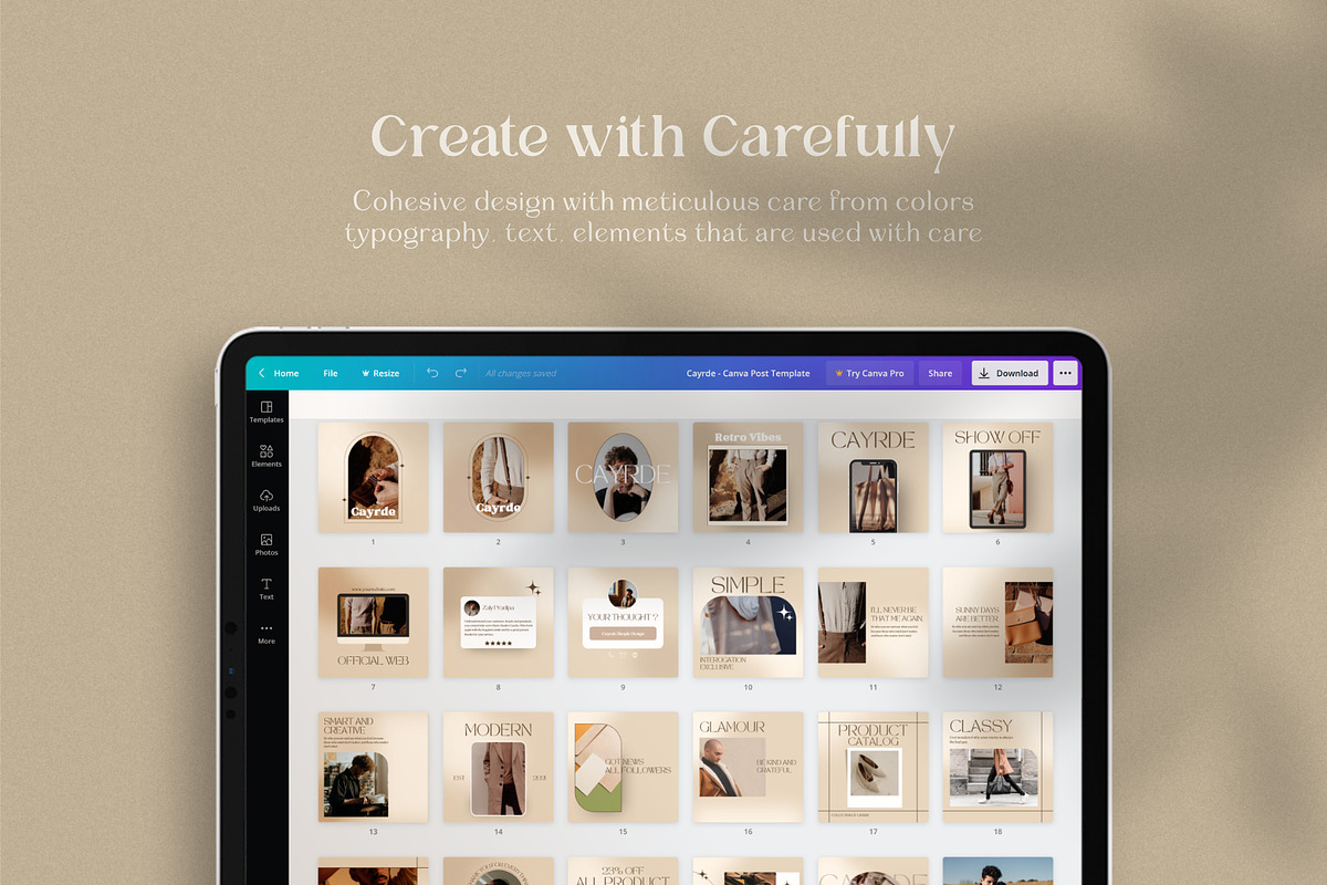 Cayrde - Social Media Template, a Social Media Template by ZAF Studio (Photo 3 of 12)