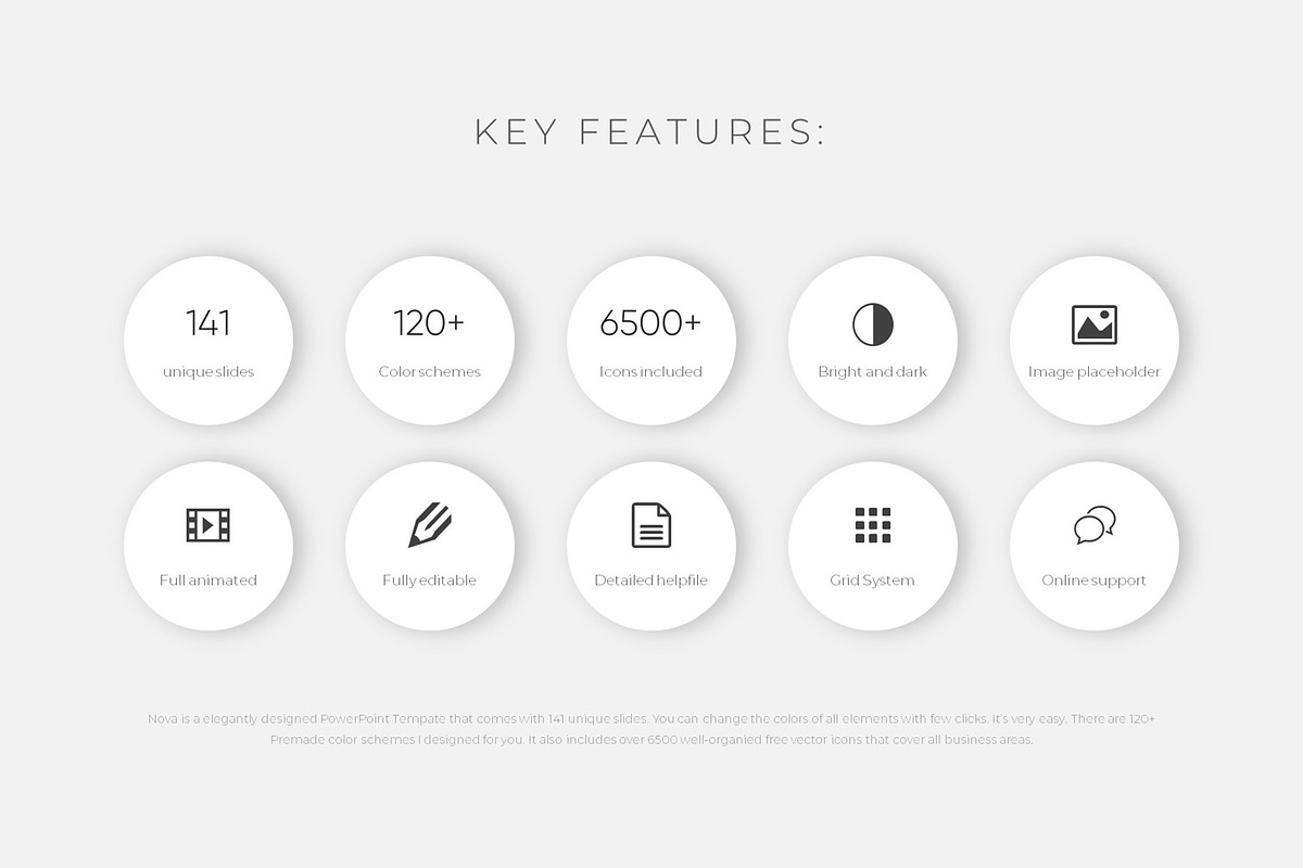 NOVA - Creative PowerPoint Template, a Presentation Template by PPTMORE
