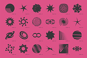 120 Abstract Geometric Shapes Part 5, a Graphic by Vanzyst (Thumbnail 3 of 6)