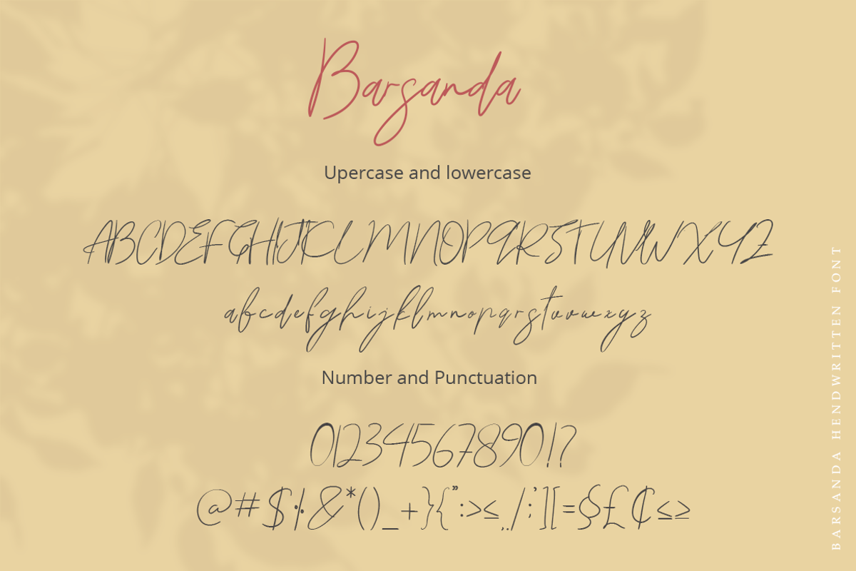 Barsanda, a Font by Typegoals Studio (Photo 4 of 9)
