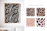 African animals patterns, a Background Graphic by AnnieArt (Thumbnail 2 of 6)