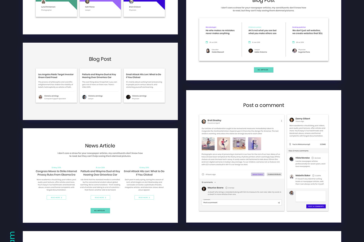 Ataman Templates UI Kit, an UI Kit Template by App for Mobile & Website (Photo 22 of 38)