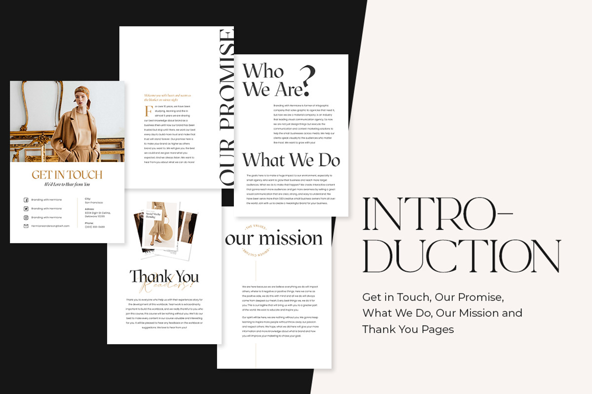 SALE Branding Workbook Creator CANVA, a Magazine Template by Eviory (Photo 10 of 43)