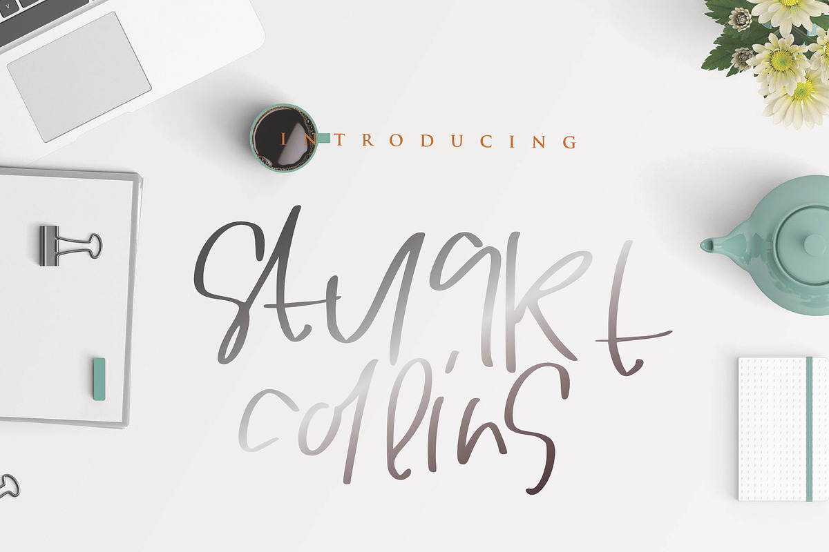 Stuart collins, a Script Font by Mariyana (Photo 2 of 5)