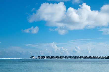 Amazing views of the blue ocean.