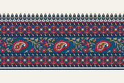Blue Indian Block Print: Border Vol2, a Pattern Graphic by StabuLaRasa illustration (Thumbnail 9 of 13)