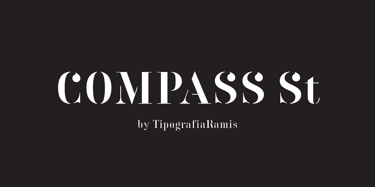 Compass St, a Serif Font by TipografiaRamis (Photo 1 of 6)