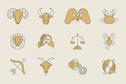 Mystic Zodiac Illustrations, an Object Illustration by IlloBob (Thumbnail 7 of 8)