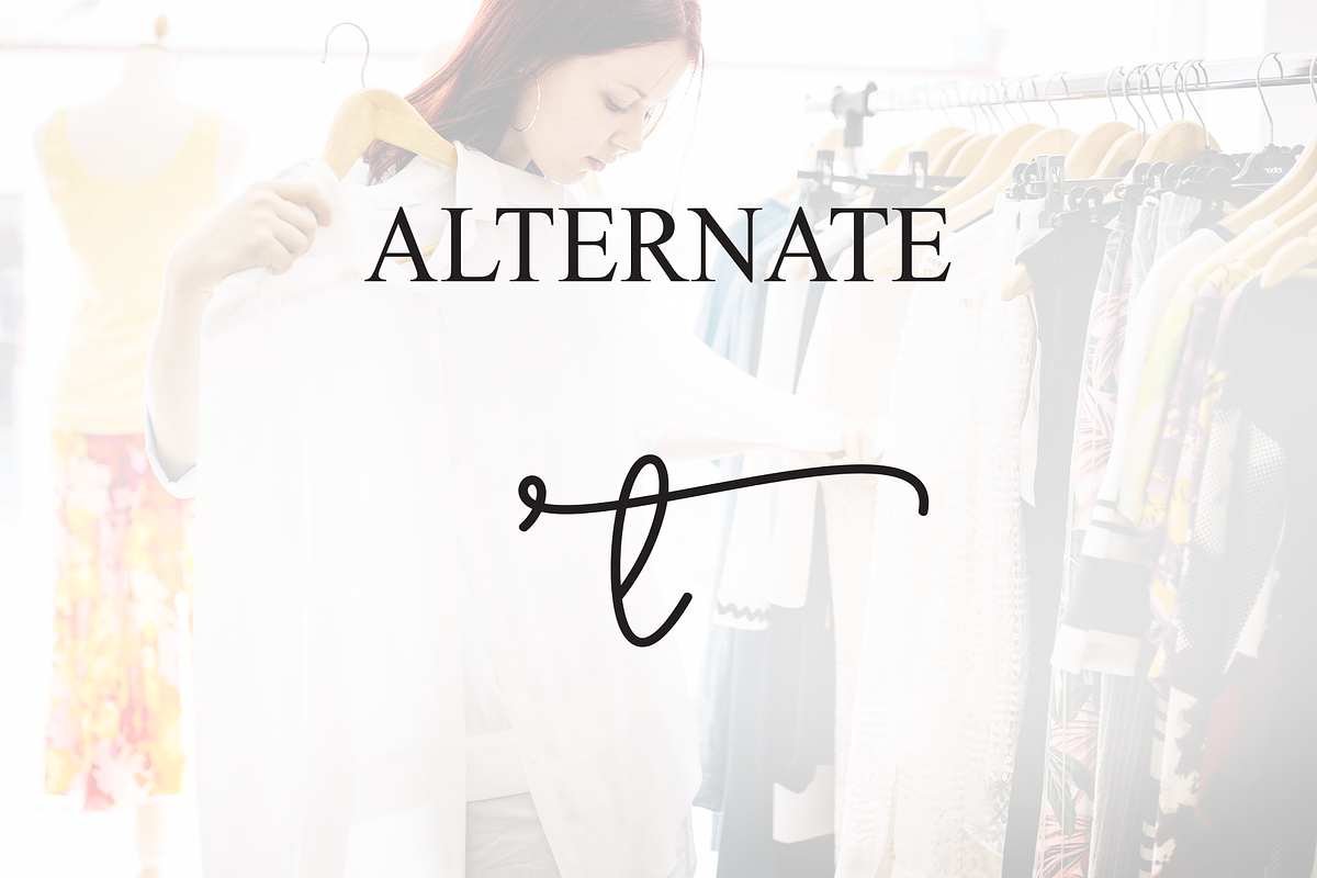 Butique | Script Font, a Handwritten Font by Scratchones (Photo 8 of 9)
