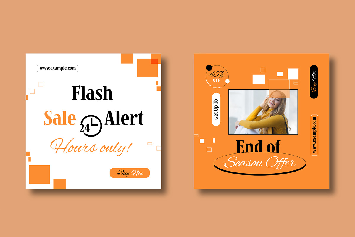 Seasonal Fashion Sale Social Media, a Social Media Template by MightyDesign (Photo 4 of 8)