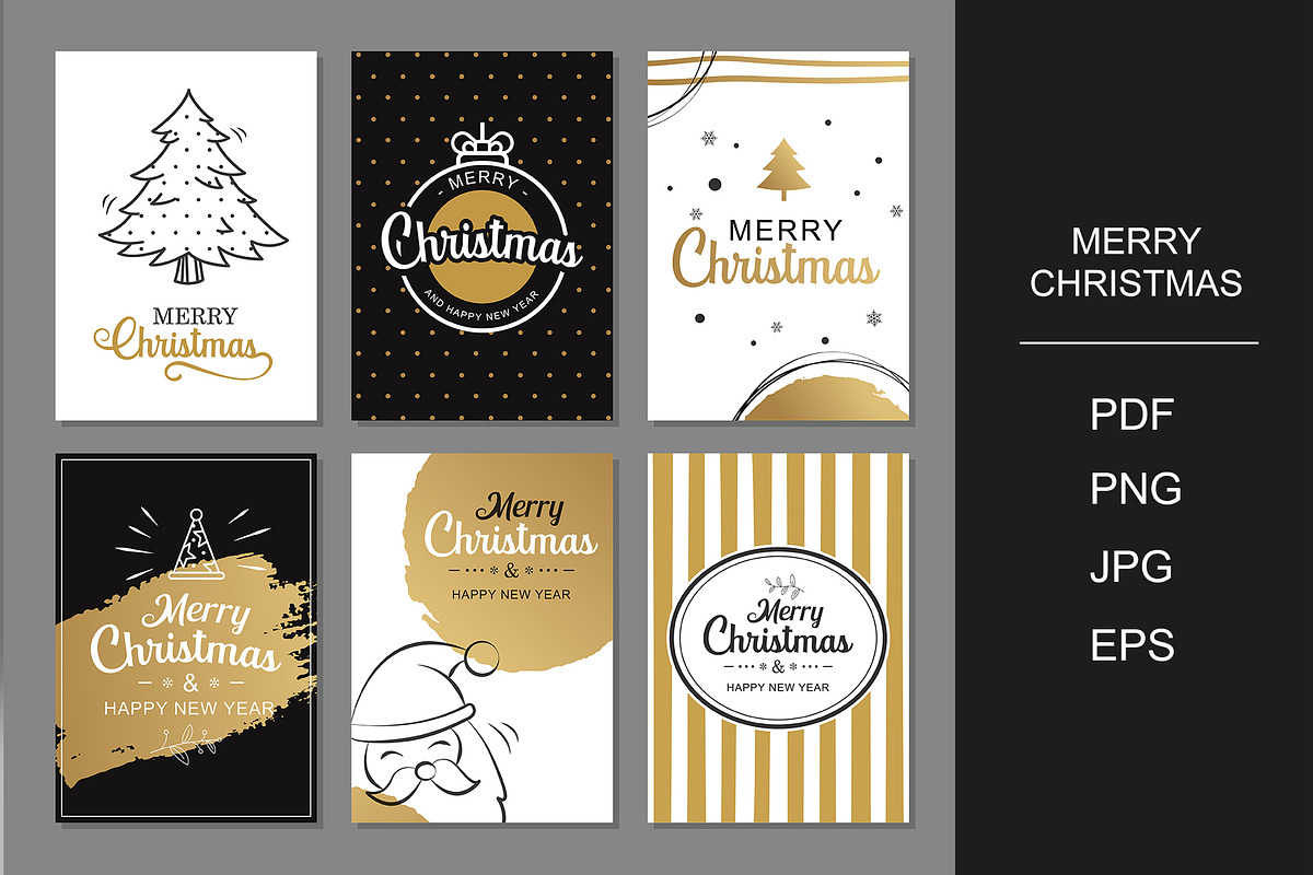 Merry Christmas Greeting Cards., a Card Template by kaisorn (Photo 1 of 3)