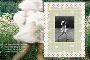 Gingham Garden Print Papers & Frames, a Background Graphic by Lidberia (Thumbnail 5 of 12)