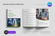 Report Design Template, a Marketing Template by CubicSpace (Thumbnail 1 of 5)