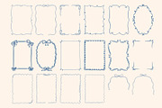 Frames & Bows Procreate Stamps, a Brushes & More by Veronika Gotovceva (Thumbnail 3 of 7)
