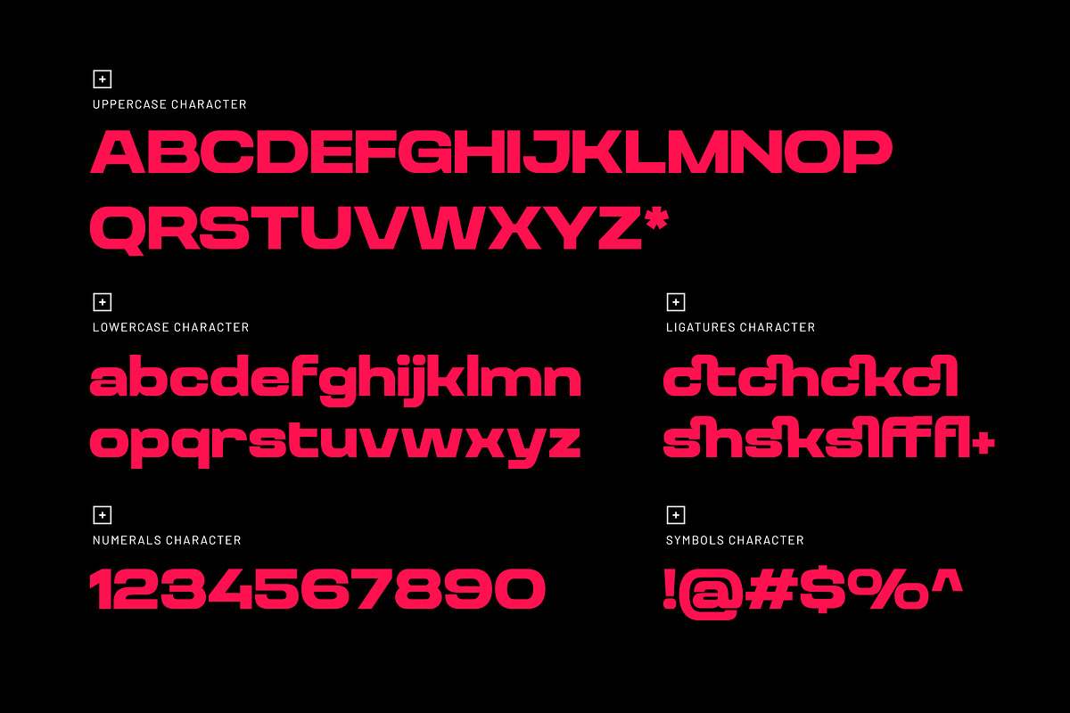 Sixsound – Expanded Sans Serif Font, a Sans Serif Font by Typia Nesia (Photo 2 of 12)