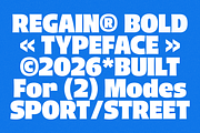Regain - Bold Display Font, a Sans Serif Font by Pixesia Studio (Thumbnail 4 of 16)