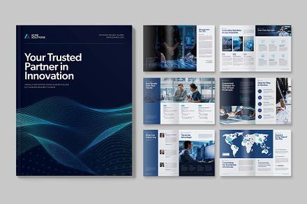 Sales Brochure Template, a Brochure Template by BrandPacks