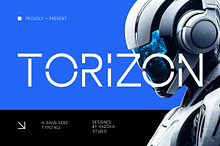 Torizon – Futuristic Sans Serif Type