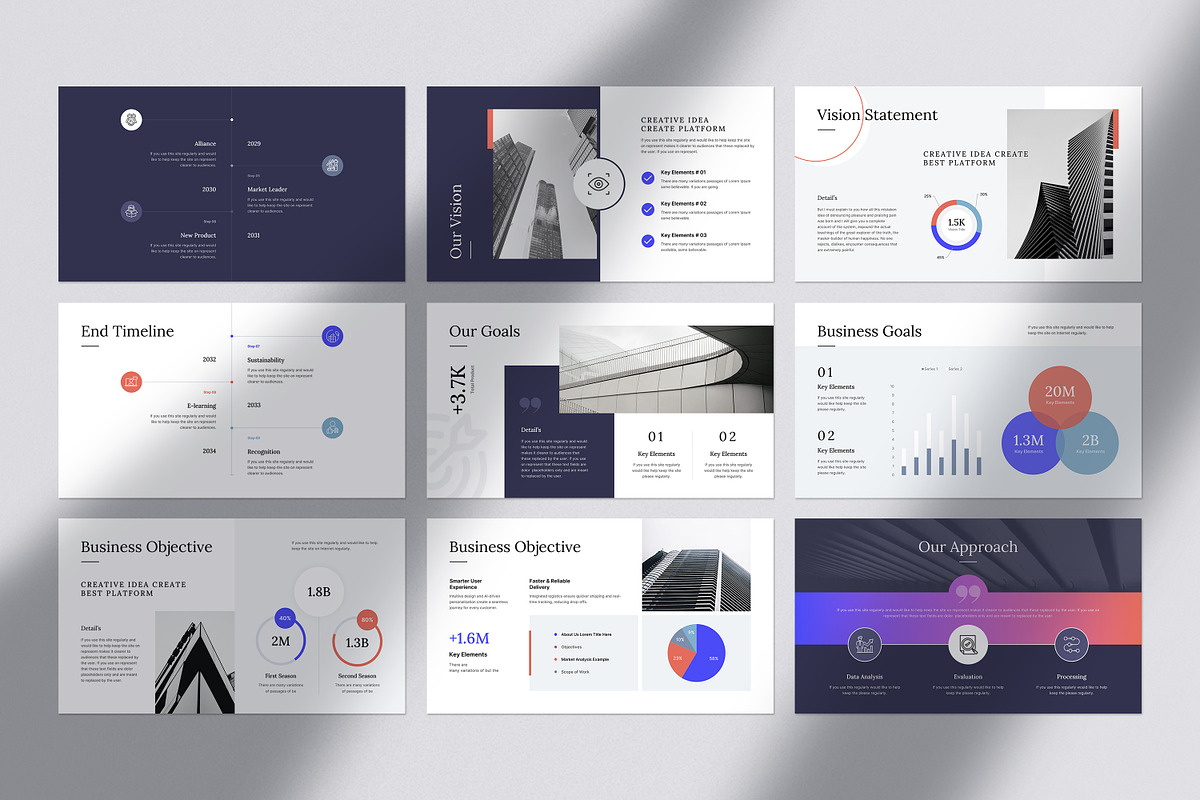 Business Pitch Deck Presentation, a Presentation Template by GoldenPixelStudio (Photo 12 of 29)