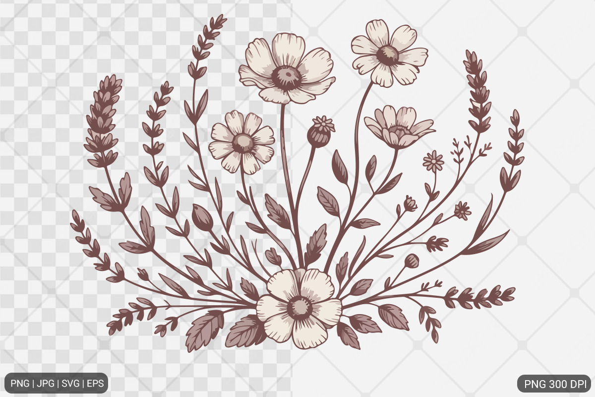 Boho Flowers Motivational Bundle, an Illustration by Actual Pixel (Photo 17 of 21)