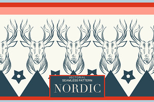 Nordic, Boho Animal Pattern