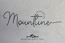 Mountline - Script Font