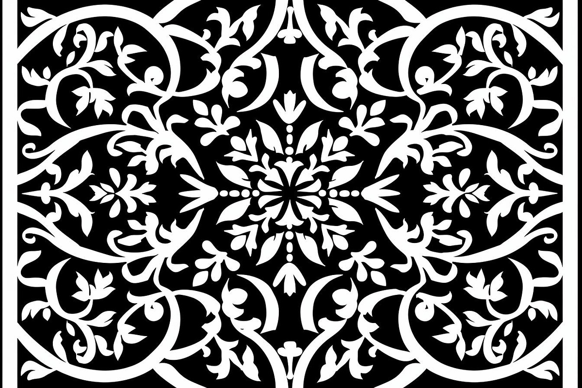 Ornamental Laser Cut Silhouettes, an Illustration by BIPLOB EXPERT (Photo 8 of 9)