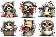 Spring Animal Clipart Png, an Illustration by Craft Nest (Thumbnail 5 of 10)