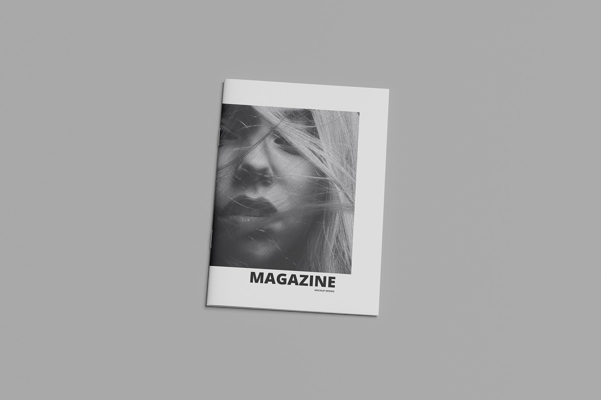 A4 Magazine Mockup, a Print Template by AKMAL STUDIO (Photo 9 of 14)