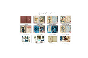 Alice In Wonderland Scrapbook Kit