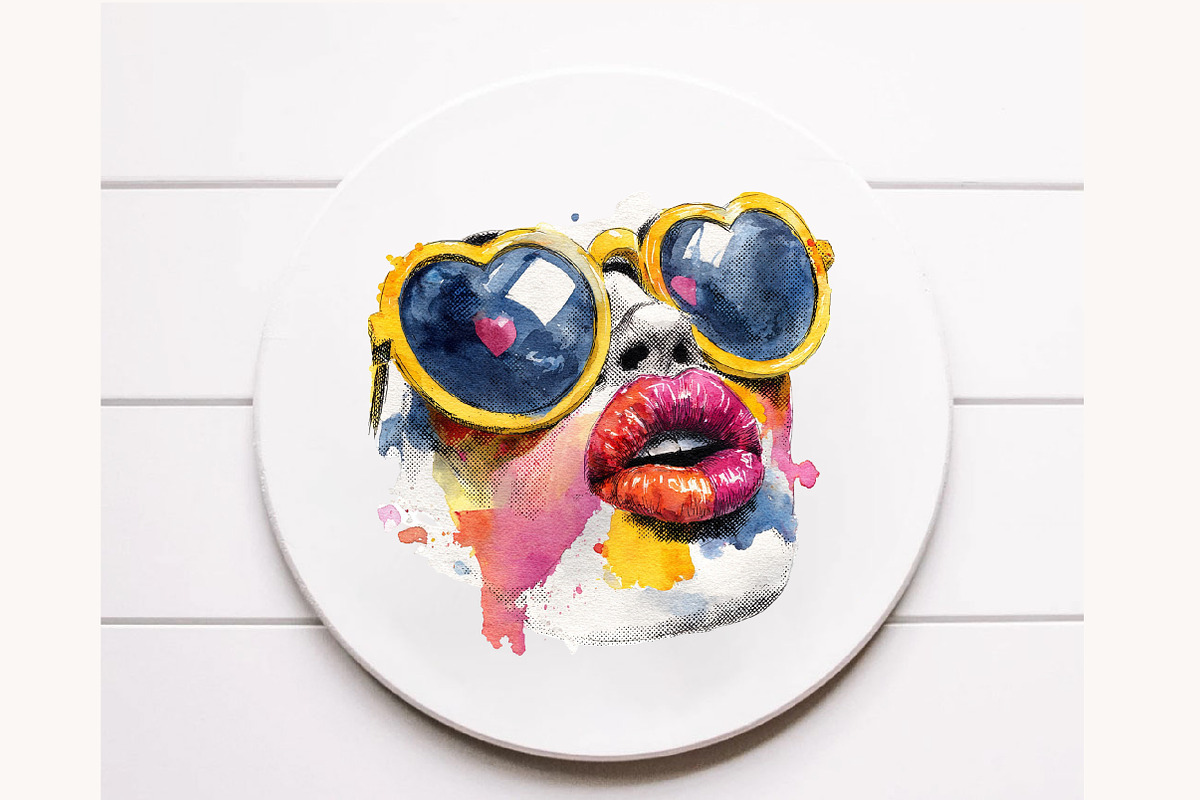 Pop Art Valentine PNG Sublimation, an Illustration by Designworld (Photo 7 of 9)