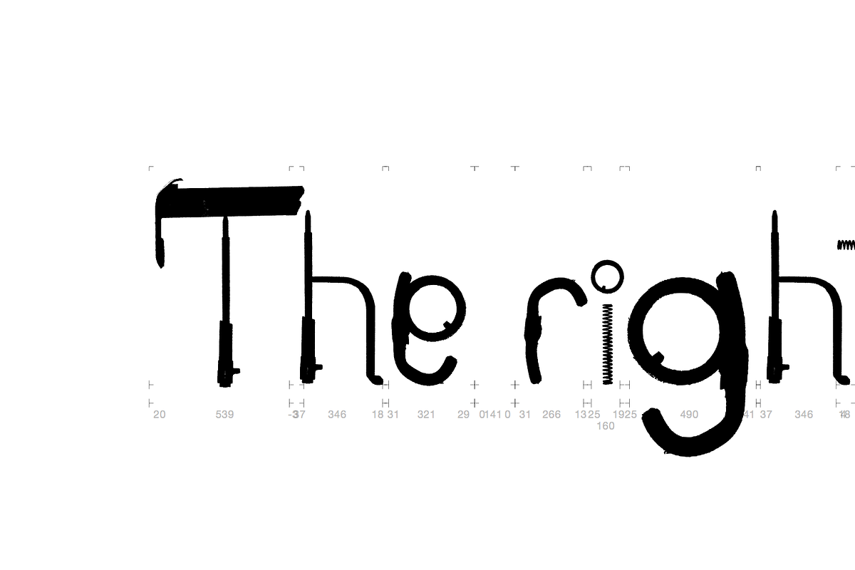 Junk Font preview 2