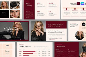 Digital Media Press Kit Template, a Brochure Template by BrandPacks