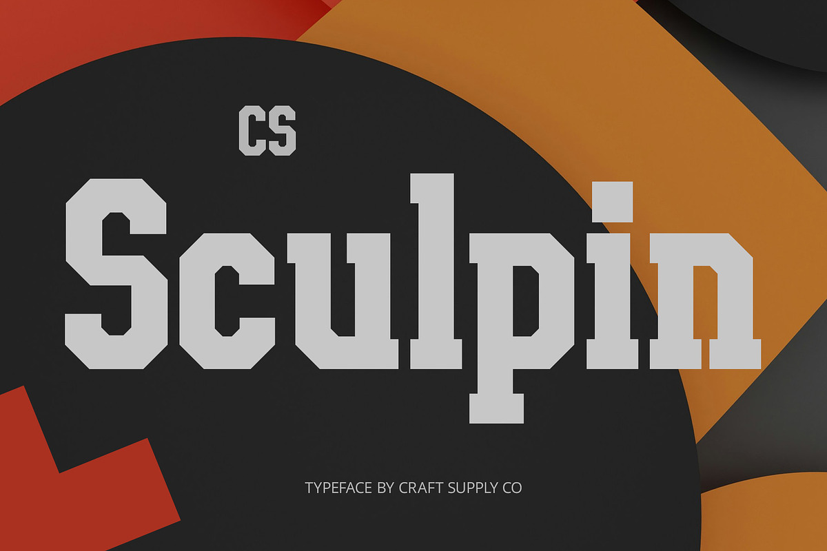 CS Sculpin – Bold Font, a Serif Font by Craft Supply Co. (Photo 1 of 8)