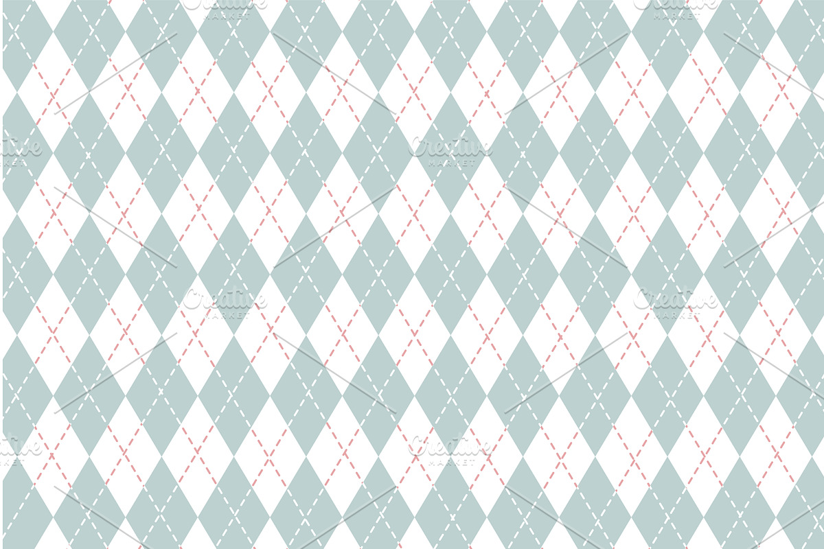 seamless pattern checkered, a Texture Illustration by studiogstock