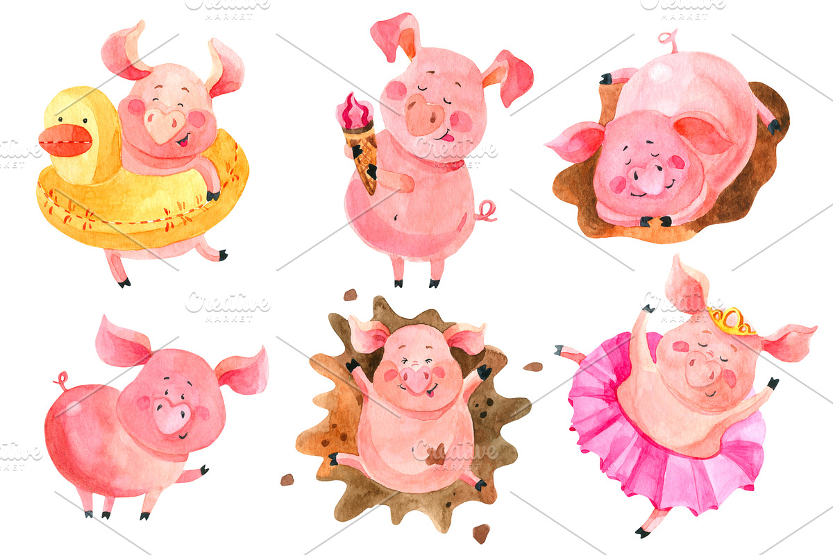 Piggy, an Animal Illustration by tony_funart (Photo 3 of 10)