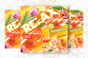 Relax Sunset Party Flyer Design, a Flyer Template by Shajib Shikder (Thumbnail 2 of 2)
