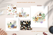 Aroma and beauty vector clipart, a Healthcare Illustration by Nadezhda Mikhailova (Thumbnail 2 of 9)