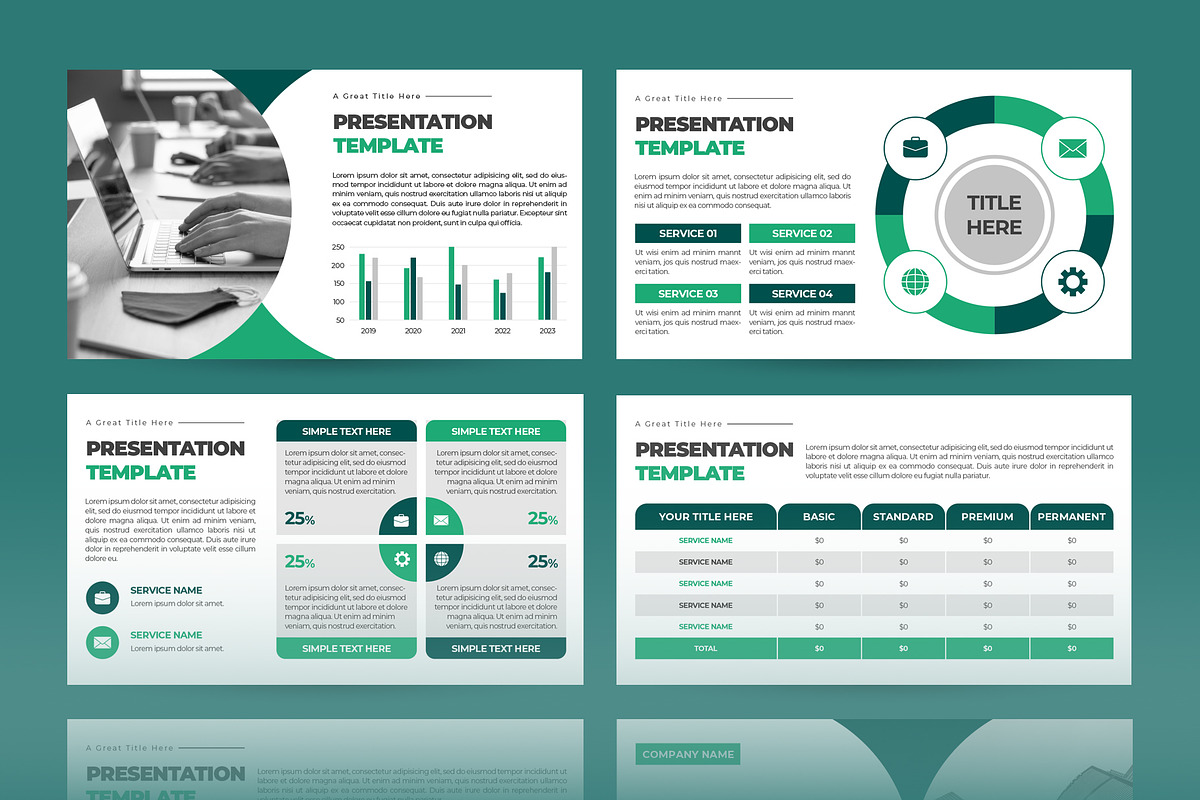 Clean FinTech Pitch Deck, a Presentation Template by CreativeUP (Photo 6 of 6)