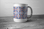 Portuguese Azulejo Pattern Tile V2, a Pattern Graphic by Negarin Digital Art (Thumbnail 8 of 8)