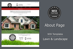 WIX Site Template Lawn & Landscape