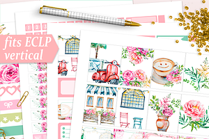 Italian Planner Stickers fits ECLP