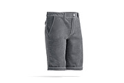 Black Men's Casual Shorts 3D Model, an Object 3D Model by rebrandy (Thumbnail 8 of 9)