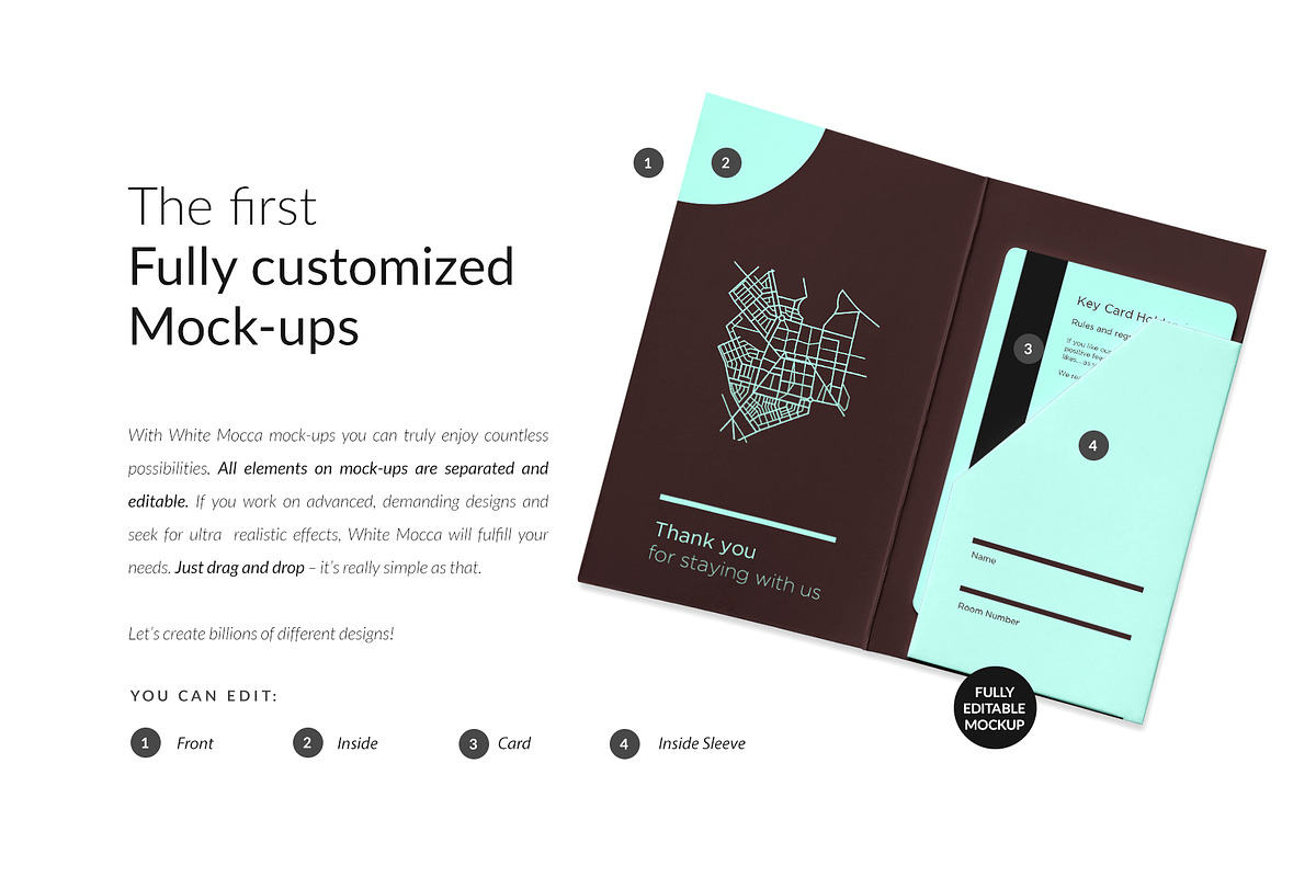 Key Card Holder 11xMock-ups, a Print Template by Mocca Mockups Store (Photo 2 of 6)