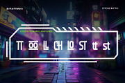 Strong Matrix, a Script Font by Ditatype (Thumbnail 8 of 11)