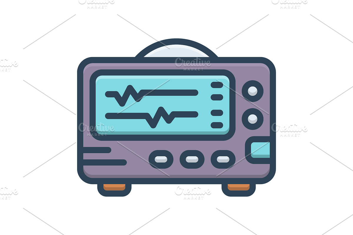 Monitor atrial color icon, a Duotone Icon by Creative priyanka