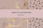 Subtle Gold Patterns & Illustrations, a Pattern Graphic by Laras Wonderland (Thumbnail 6 of 11)