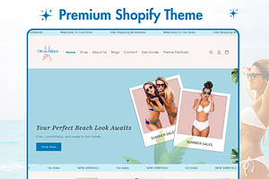 Olivia - Blue Shopify Theme